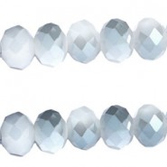 Faceted glass beads 6x4 Disc